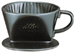 陶器製コーヒードリッパー 101,102-ロトブラック